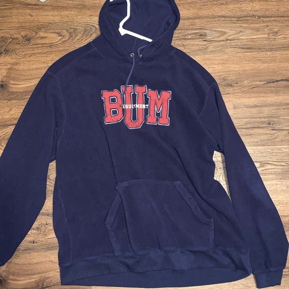 bum Sweaters - bum equipment vintage dress/ hoodie blue red